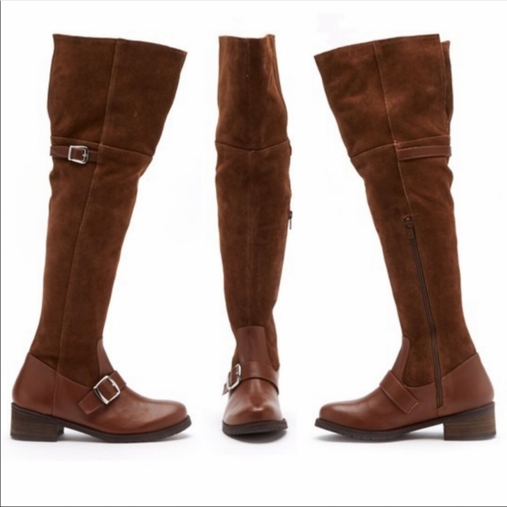 Matisse Leather Over The Knee Lola Boots